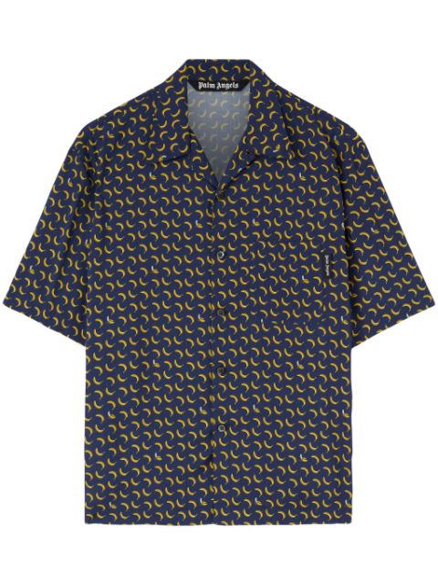 Palm Angels banana-print shirt