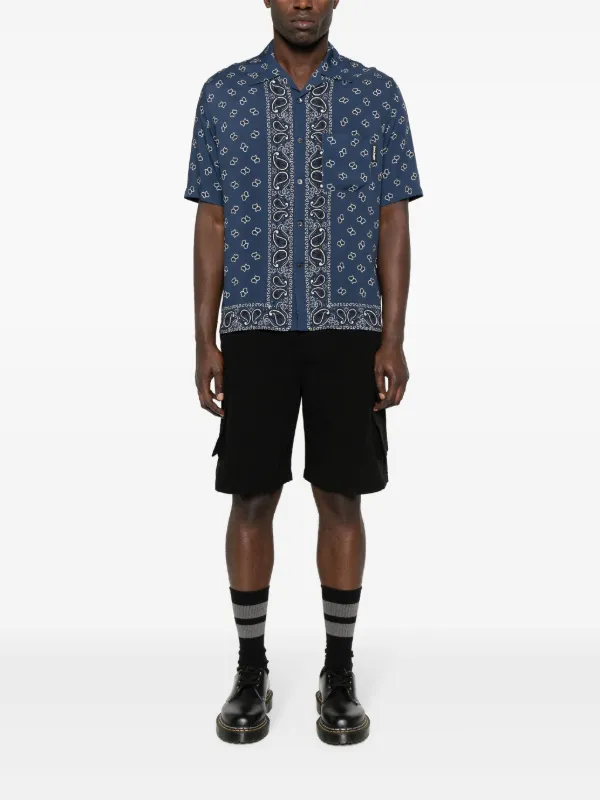 Palm Angels ペイズリー ボーリングシャツ | ブルー | FARFETCH JP