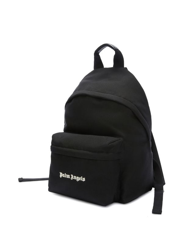 Palm Angels logo-embroidered Canvas Backpack - Farfetch