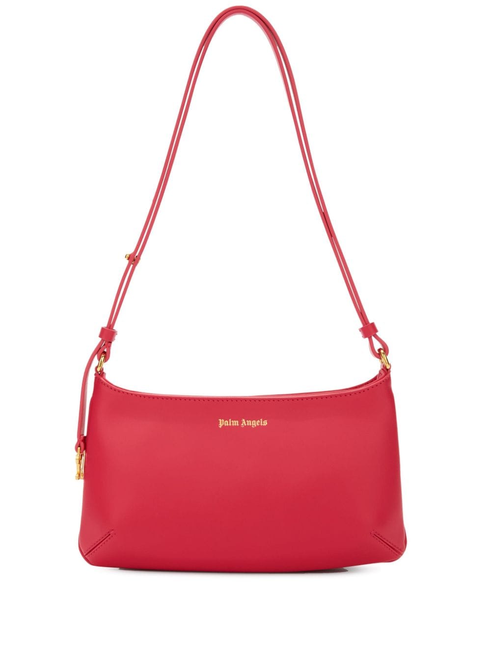 Palm Angels Lategram Leather Shoulder Bag In Rot