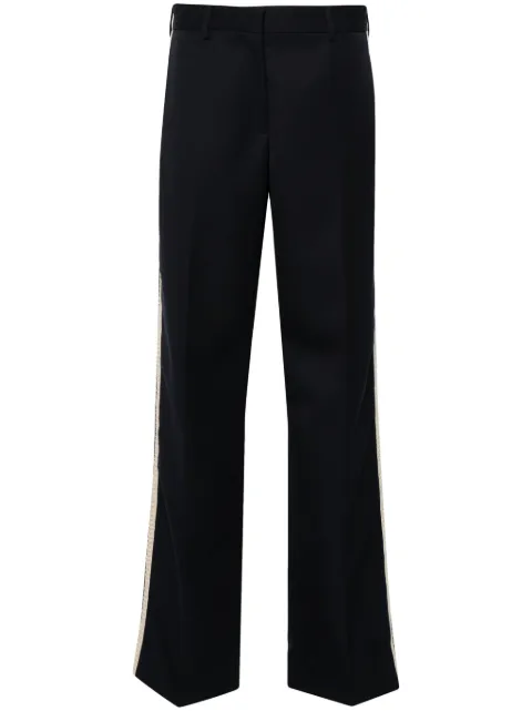 Palm Angels high-waist straight-leg trousers