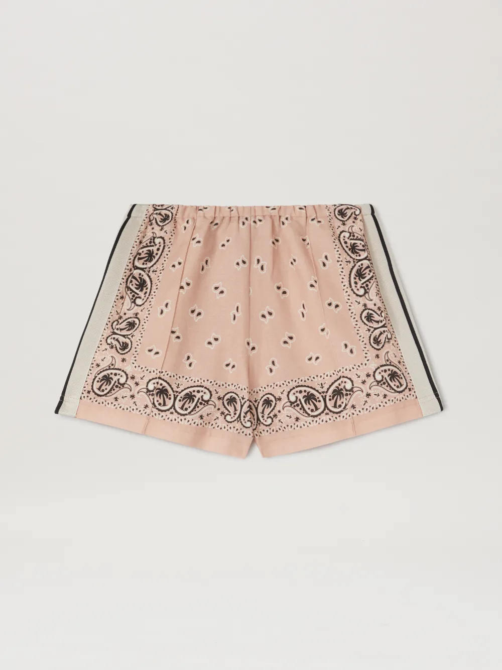 Shop Palm Angels Paisley Track Shorts In Pink