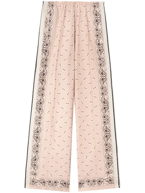 Palm Angels paisley-print wide-leg trousers