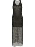 Palm Angels mesh maxi dress - Black