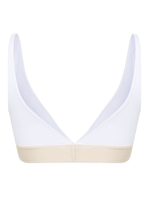 Palm Angels logo-tape Sports Bra - Farfetch