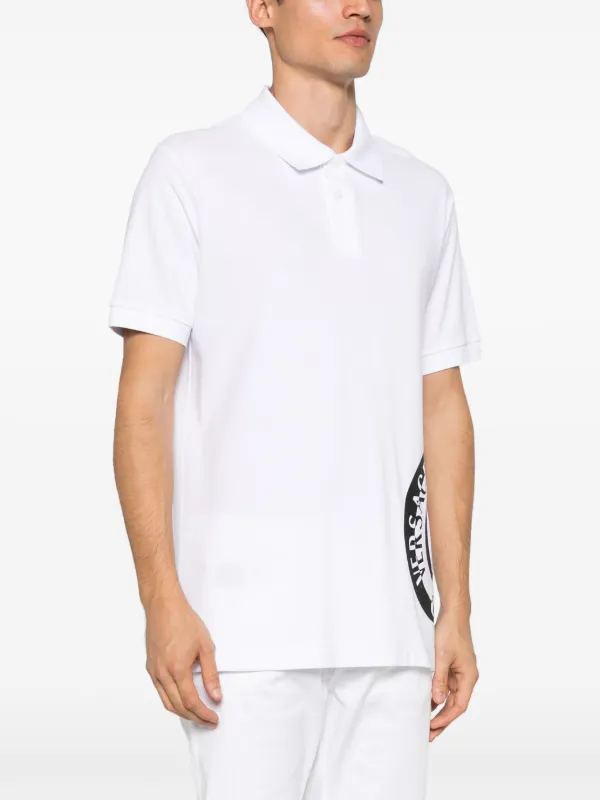 VERSACE JEANS COUTURE ロゴ ポロシャツ Versace Jeans Couture ロゴ ポロシャツ | ホワイト | FARFETCH JP