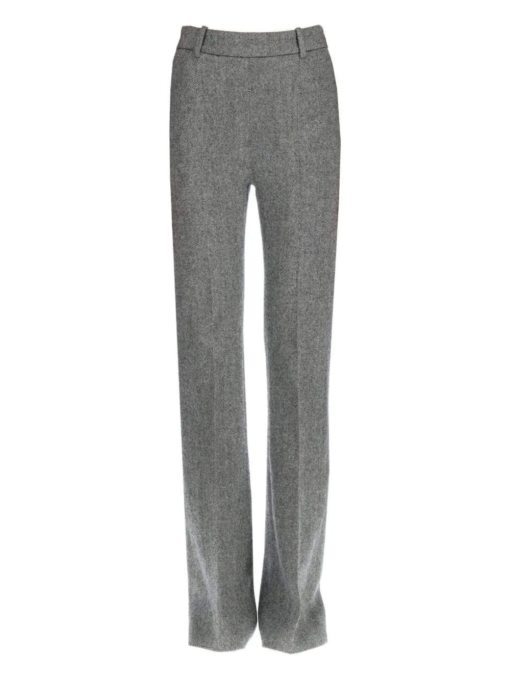 Ermanno Scervino Broek met visgraatpatroon Grijs