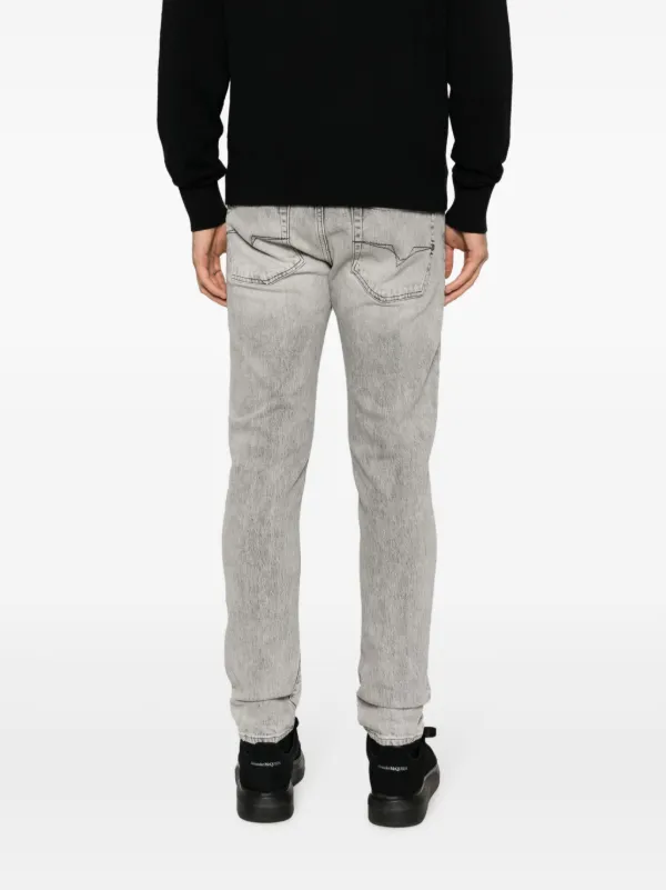 Versace Jeans Couture whiskering-effect straight-leg Jeans
