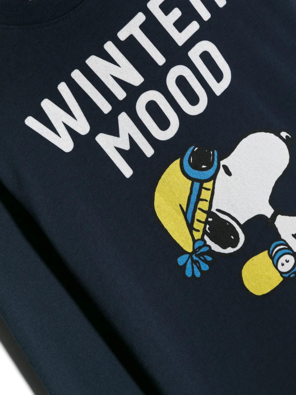  Mc2 Saint Barth Kids Logo-embroidered Cotton Sweatshirt - Blue 