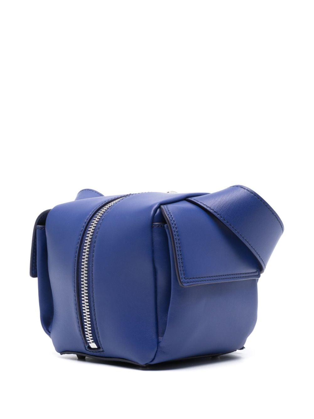 Sunnei Lacubetto leather shoulder bag - Blauw