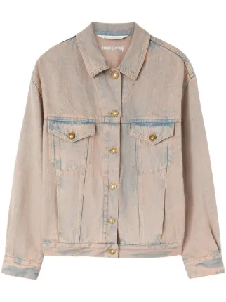 ジャケット PALM ANGELS Woman Jacket Denim PWYB030F23DEN001 4060 Palm Angels Outlet: Jacket woman - Denim | Palm Angels