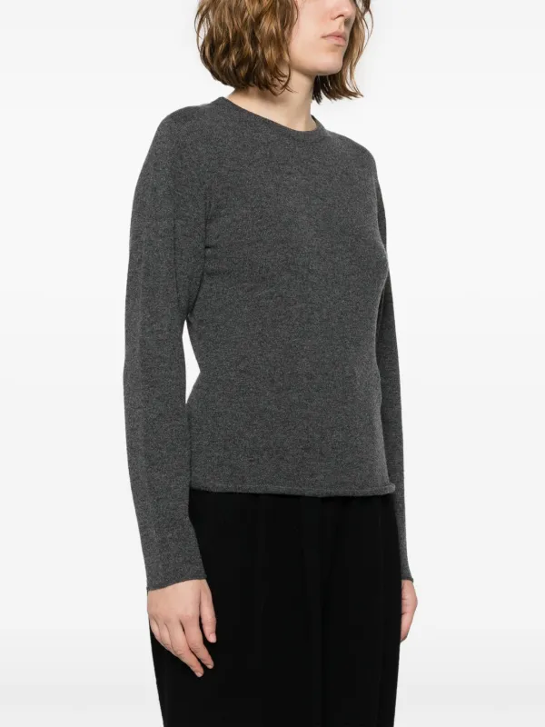 Fine knit crew neck jumper online womens