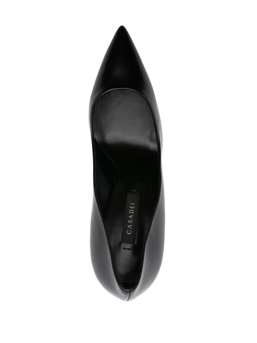 Casadei Julia 100mm leather pumps Black