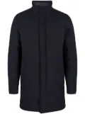 Herno funnel-neck padded coat - Blue