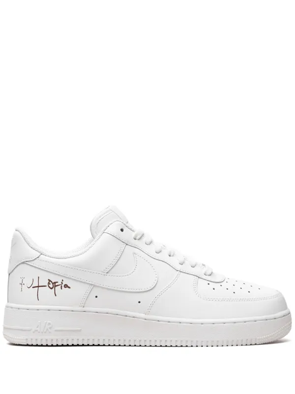 使用感あり黒タグ付きTravis Scott × Nike Air Force 1 Low