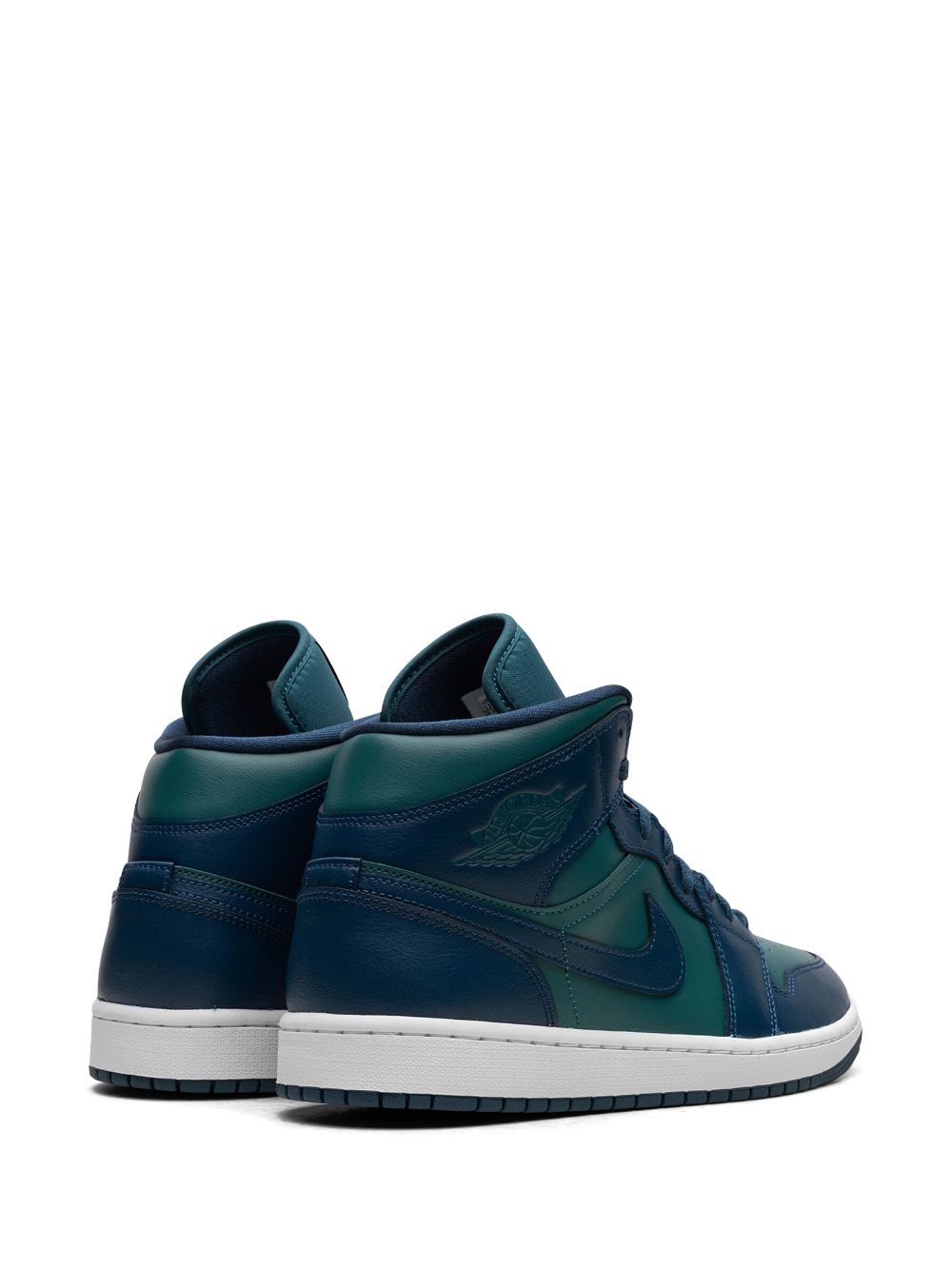 Shop Jordan Air  1 Mid "sky J Teal" Sneakers In Green