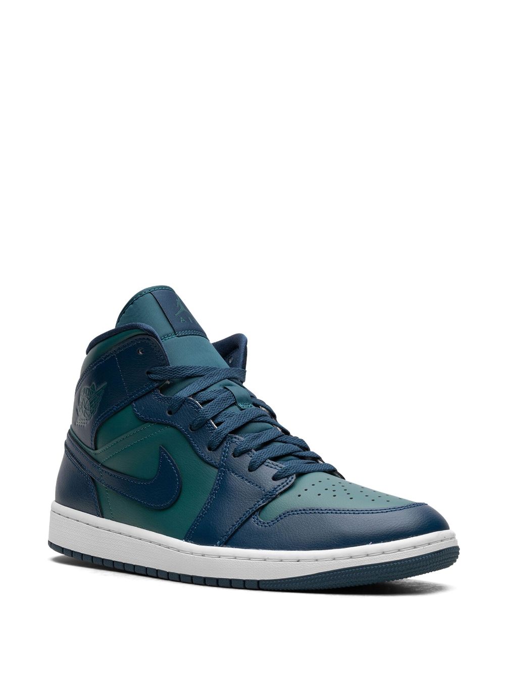 Shop Jordan Air  1 Mid "sky J Teal" Sneakers In Green