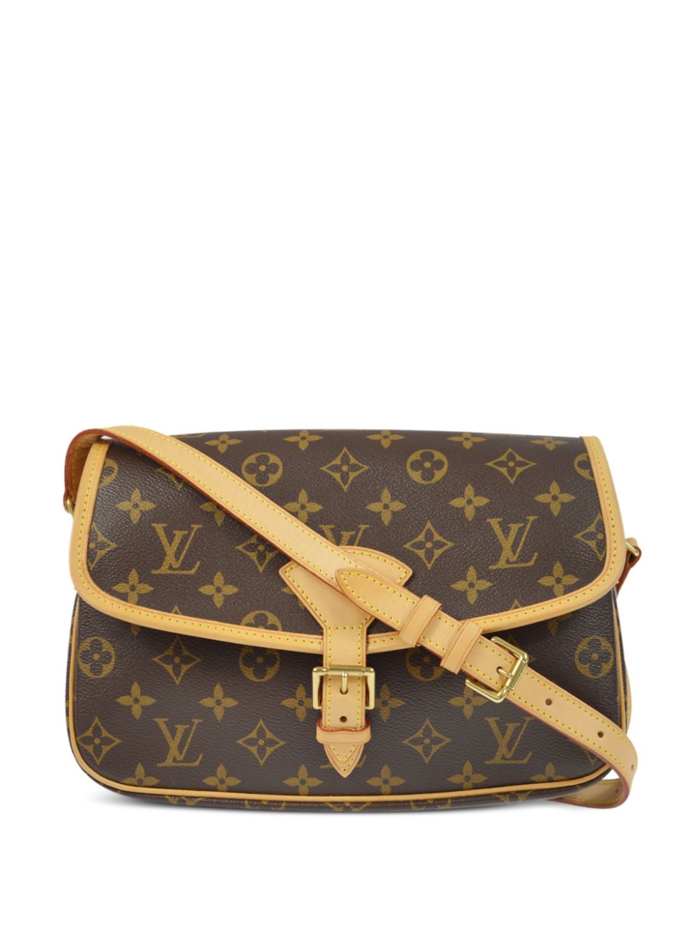 Pre-owned Louis Vuitton 2012  Sologne Shoulder Bag In Brown