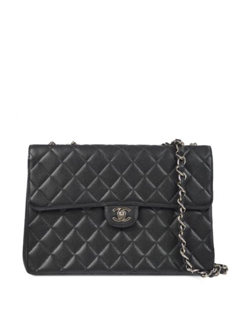 HOT SALE CHANEL 2002 Jumbo Classic Flap shoulder bag Women