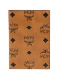 MCM Ottomar Visetos-print passport holder - Brown