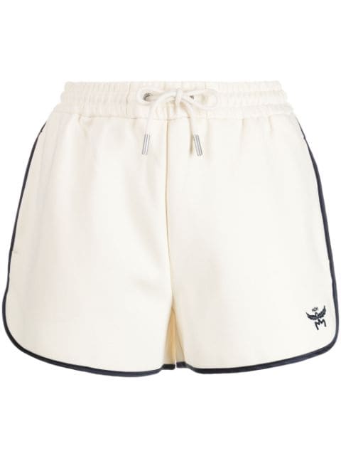 MCM Essential logo-embroidered track shorts