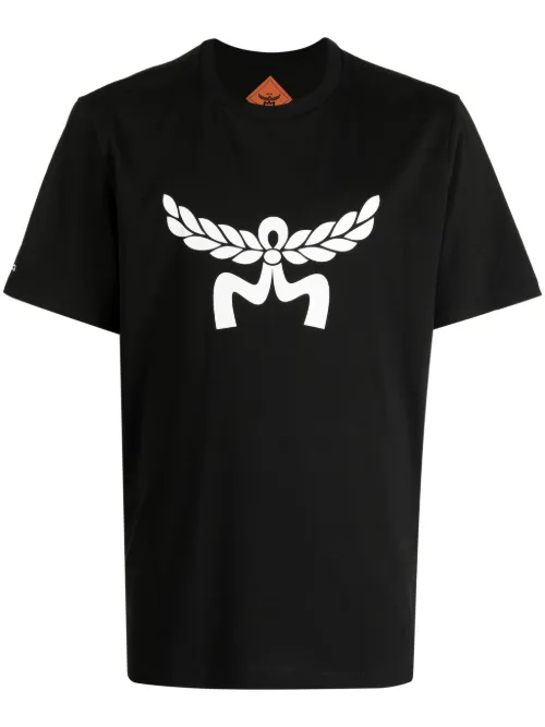 T-shirt en coton biologique à logo Laurel - MCM - Modalova