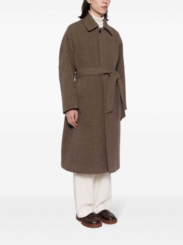 Oversized hotsell belted coat