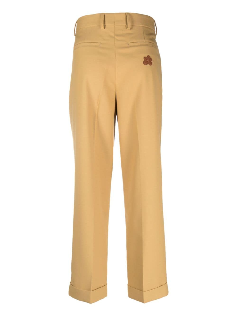 Shop Lacoste X Le Fleur Straight-leg Trousers In Yellow