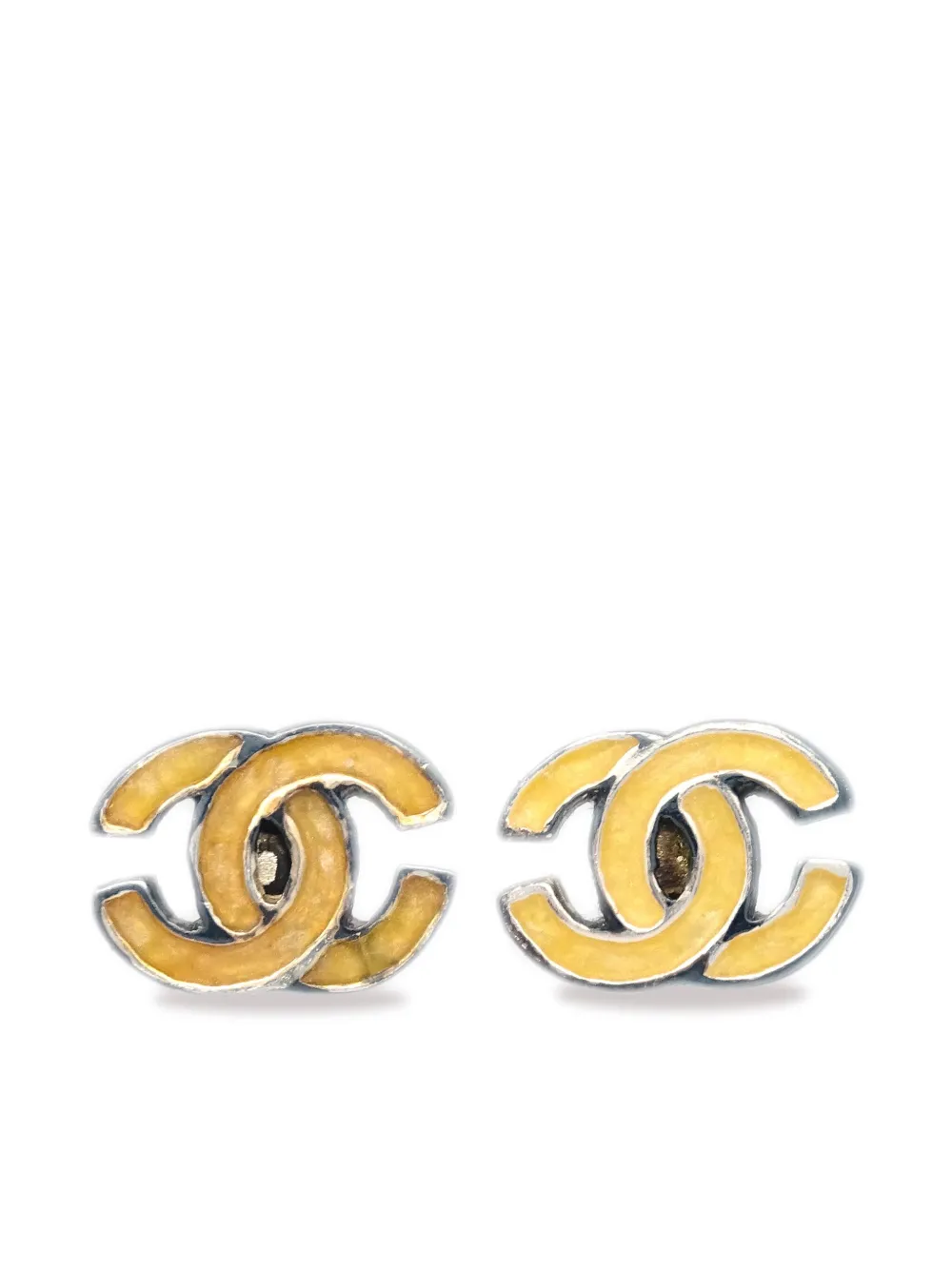 CHANEL Pre-Owned Heart Shaped clip-on Earrings - Farfetch