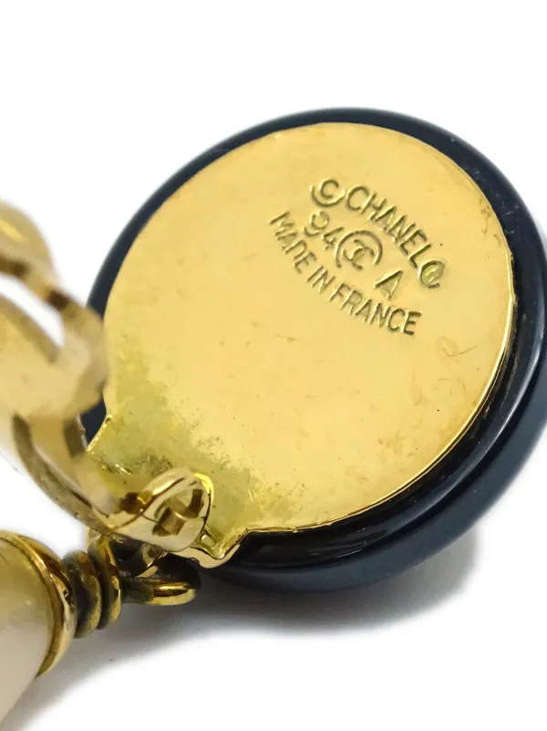 CHANEL Pre-Owned 1994 ココマーク イヤリング | ゴールドトーン