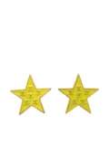 CHANEL Pre-Owned 2001 Star CC clip-on earrings - Gold