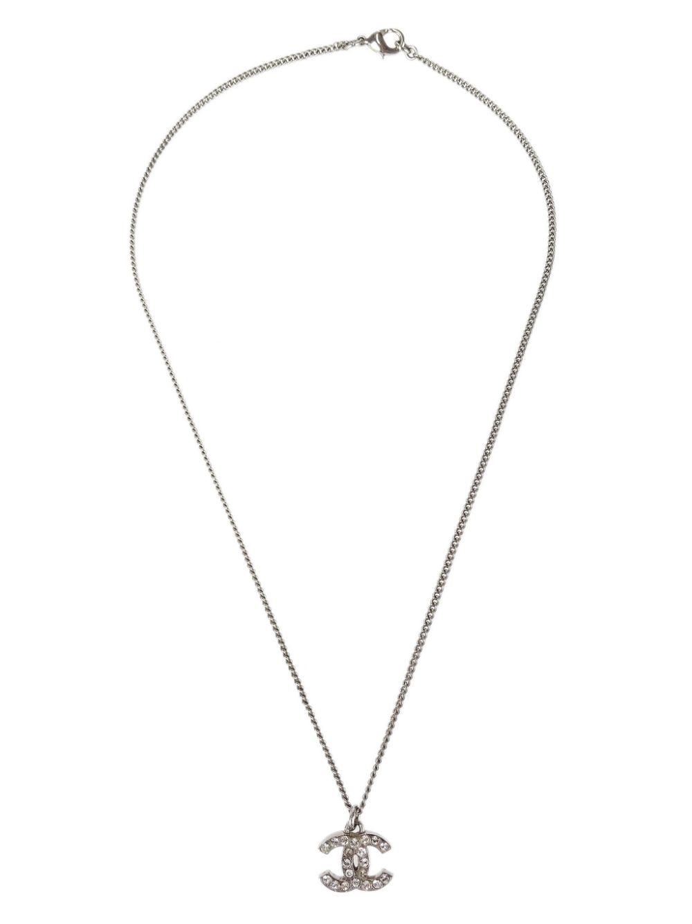 CHANEL Pre-Owned 2012 CC chain necklace - Zilver