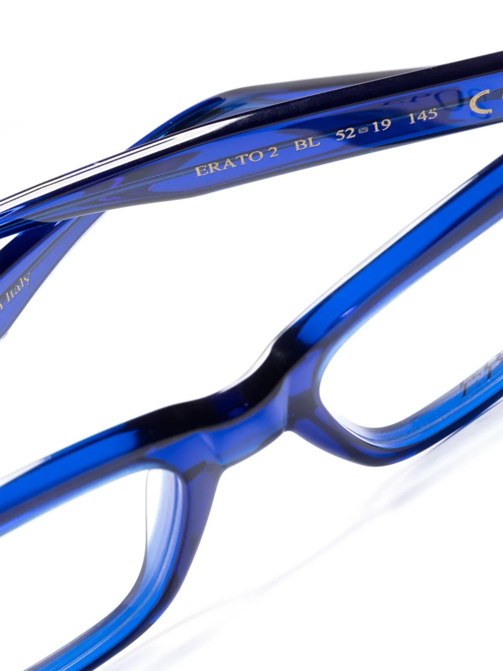 Epos Erato 2 bril met rechthoekig montuur Blauw