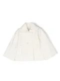 JESURUM BABY faux-fur double-breasted coat - Neutrals
