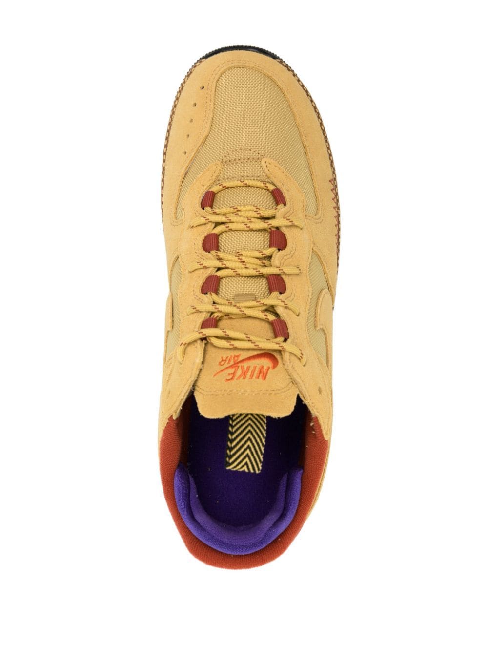 Shop Nike Air Force 1 Wild Sneakers In Wheat Gold/rugged Orange