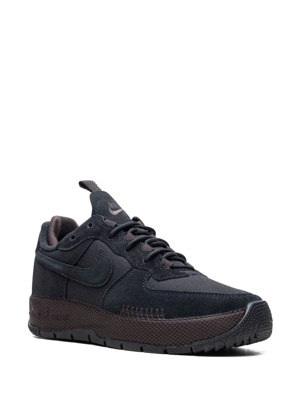 Shop Nike Air Force 1 "wild" Sneakers In Black