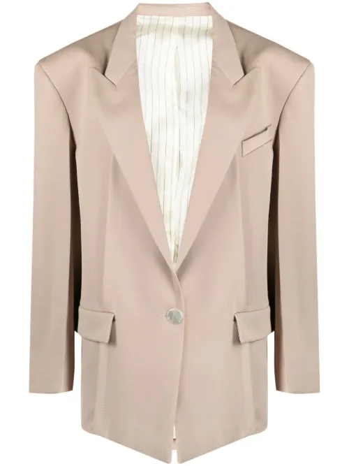 Blazer Glen à coupe oversize - The Attico - Modalova
