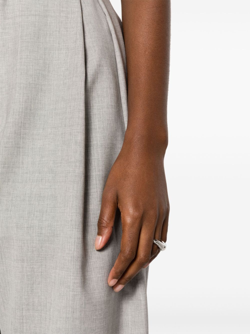 Shop Jil Sander Polished Chunky Ring In Silver