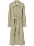 Burberry Bradford Car Coat gabardine long coat - Neutrals