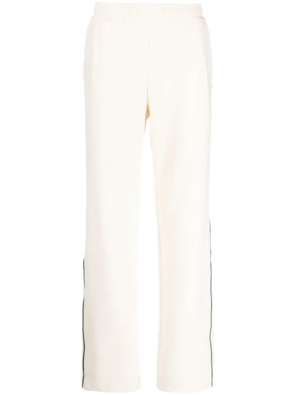 MCM Essential logo embroidered Track Pants Neutrals FARFETCH AO