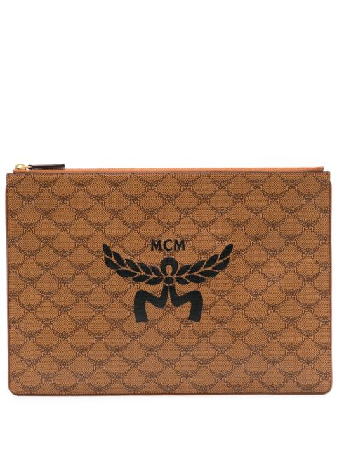 MCM extra-large Himmmel Lauretos zipped pouch