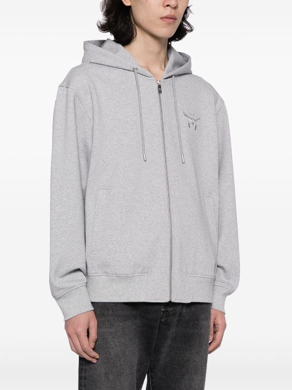 Mcm zip 2025 up hoodie