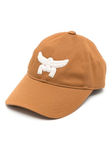 MCM Essential logo-appliqué cotton baseball cap