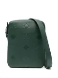 MCM mini Klassic monogram leather crossbody bag - Green