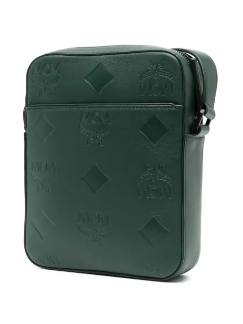MCM mini Klassic monogram leather crossbody bag MMRESKK02 - 2