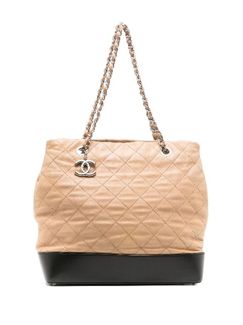 CHANEL 2010-2011 diamond-quilted tote bag Women