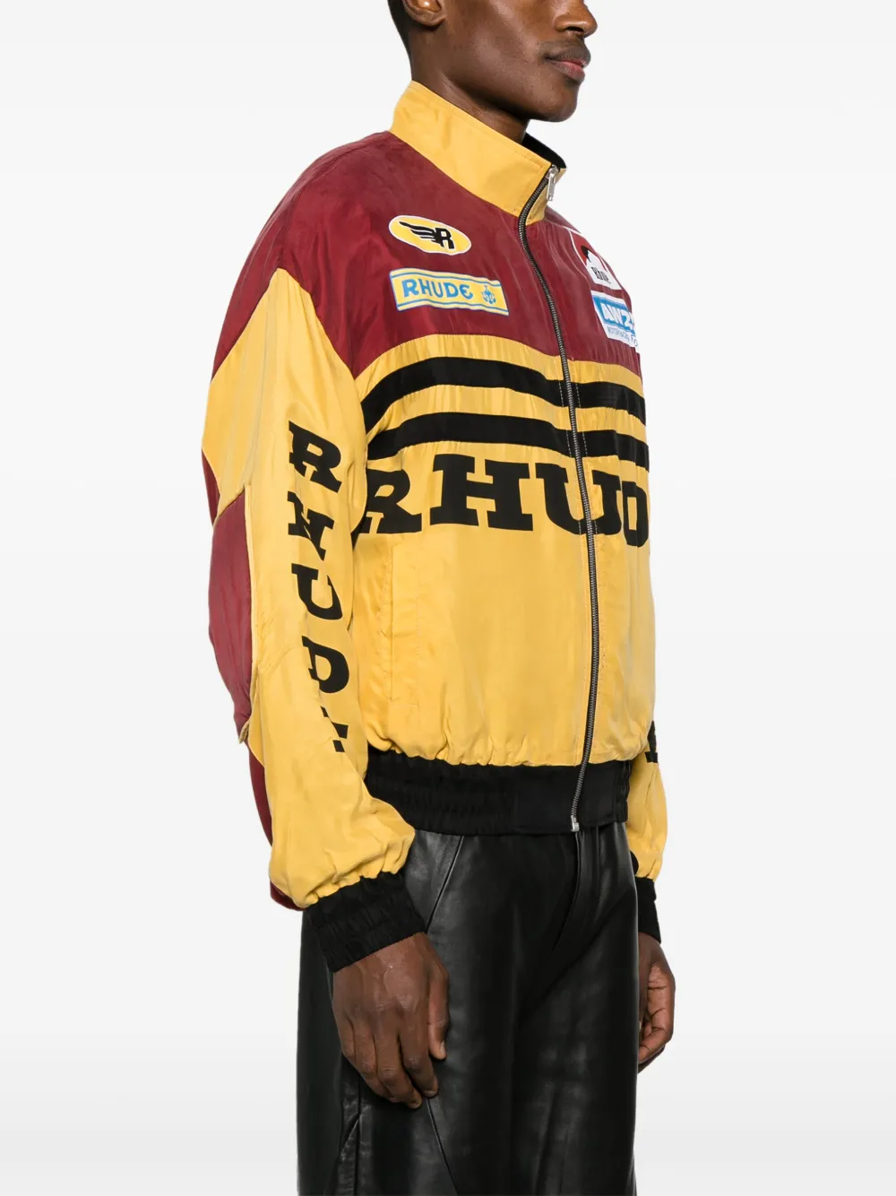 RHUDE Rally jack met rits Geel