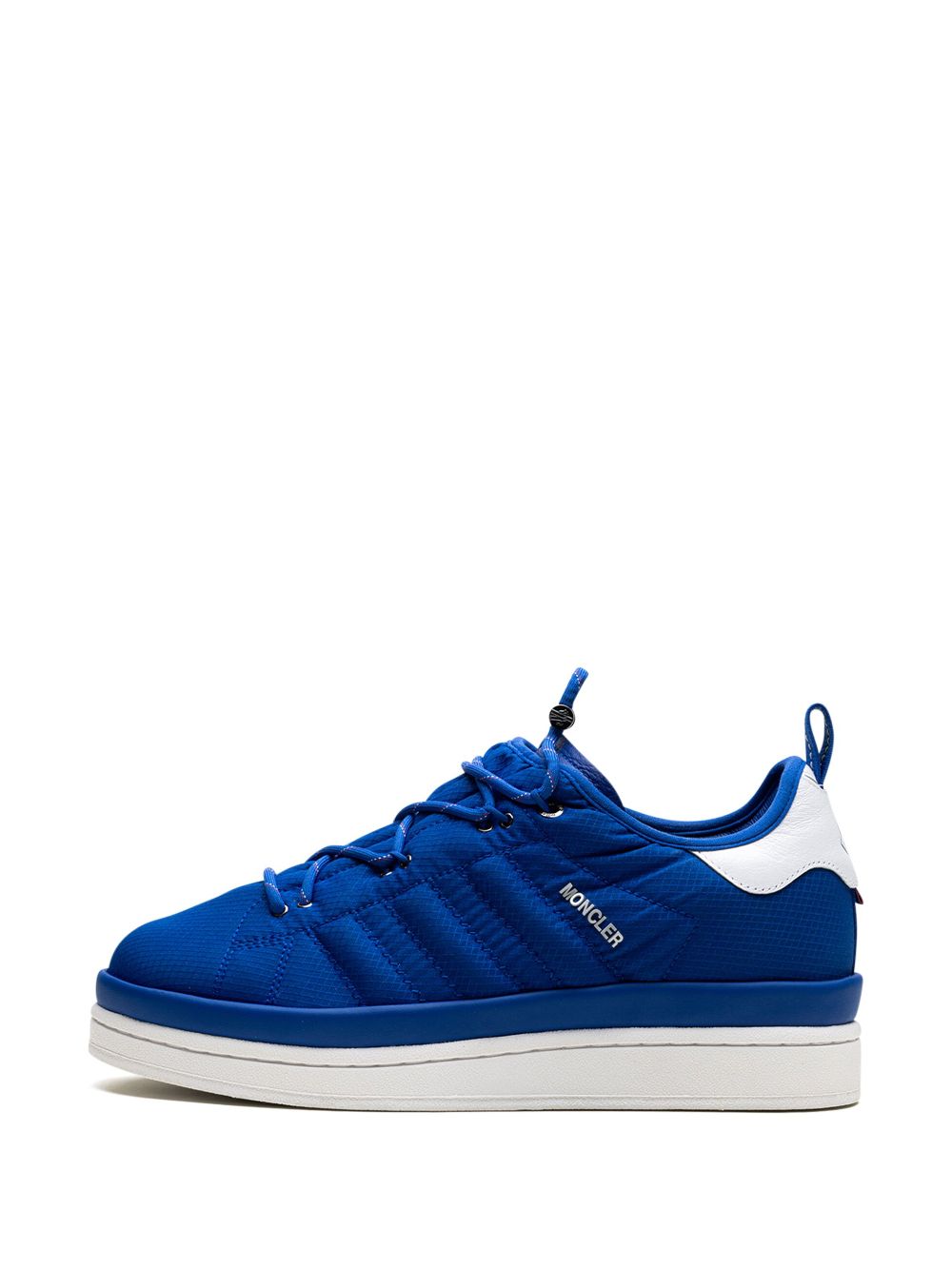 Shop Adidas Originals X Moncler Campus "royal Blue" Sneakers