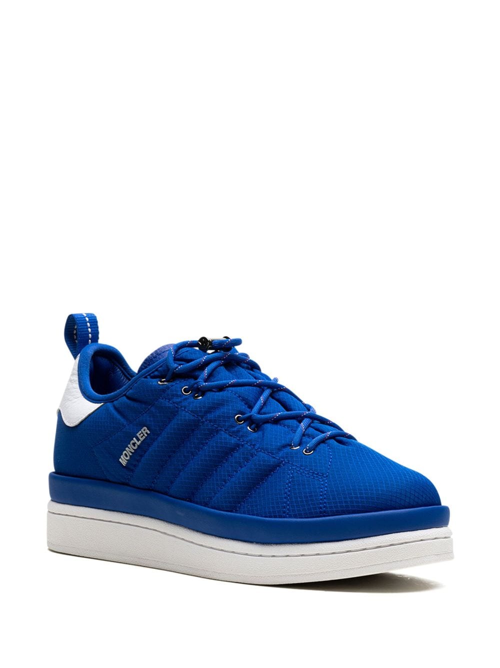 Shop Adidas Originals X Moncler Campus "royal Blue" Sneakers