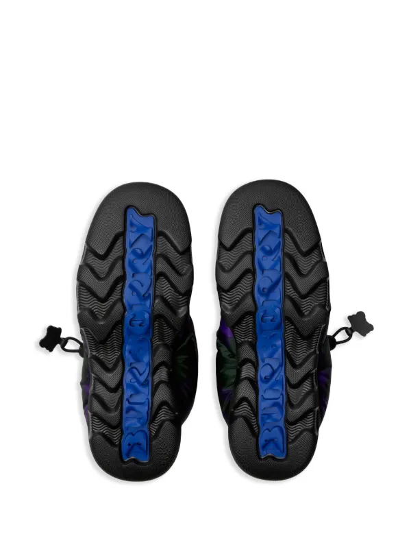 Burberry Check Pillow Boots | Black | FARFETCH